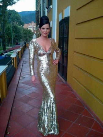 Reluciente lista para la entrega de los Premios TVyNovelas 2013 en Colombia.