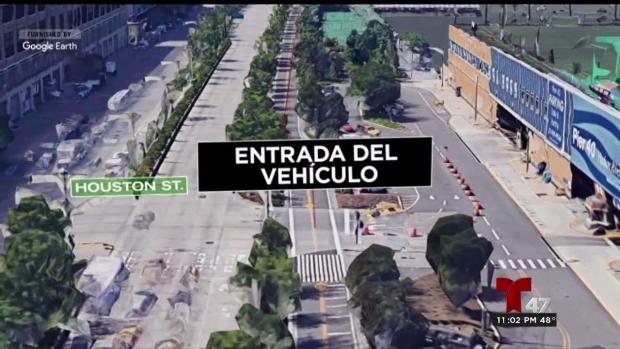 Animación digital del ataque terrorista