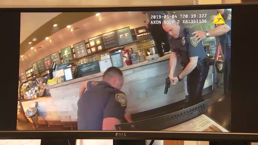 Abington Police Starbucks