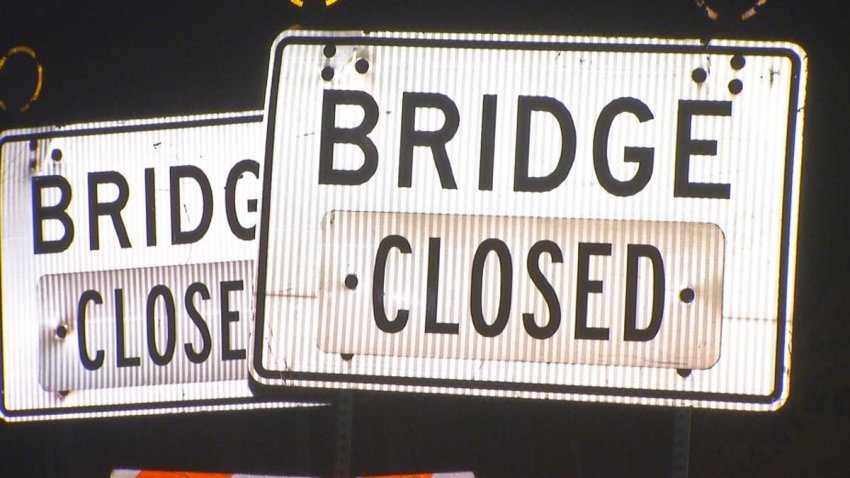 Bridge Closed Generic Bridge Street Sign