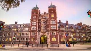 The Quadrangle at the University of Pennsylvania.