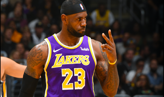 LeBron against Jazz