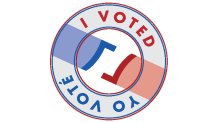 Sticker Finalista I Voted