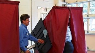 WEB NJ Primary voting booth