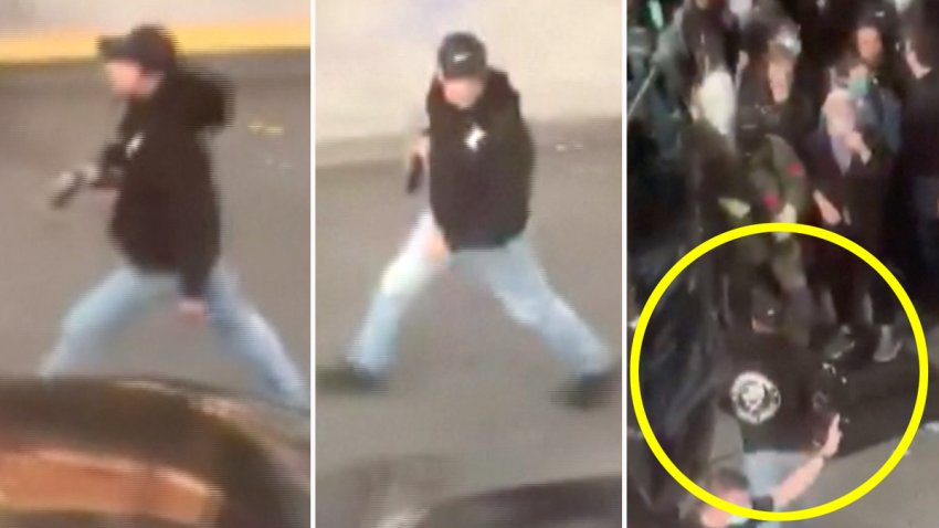 Hombre armado causa pánico en medio de manifestación pacífica