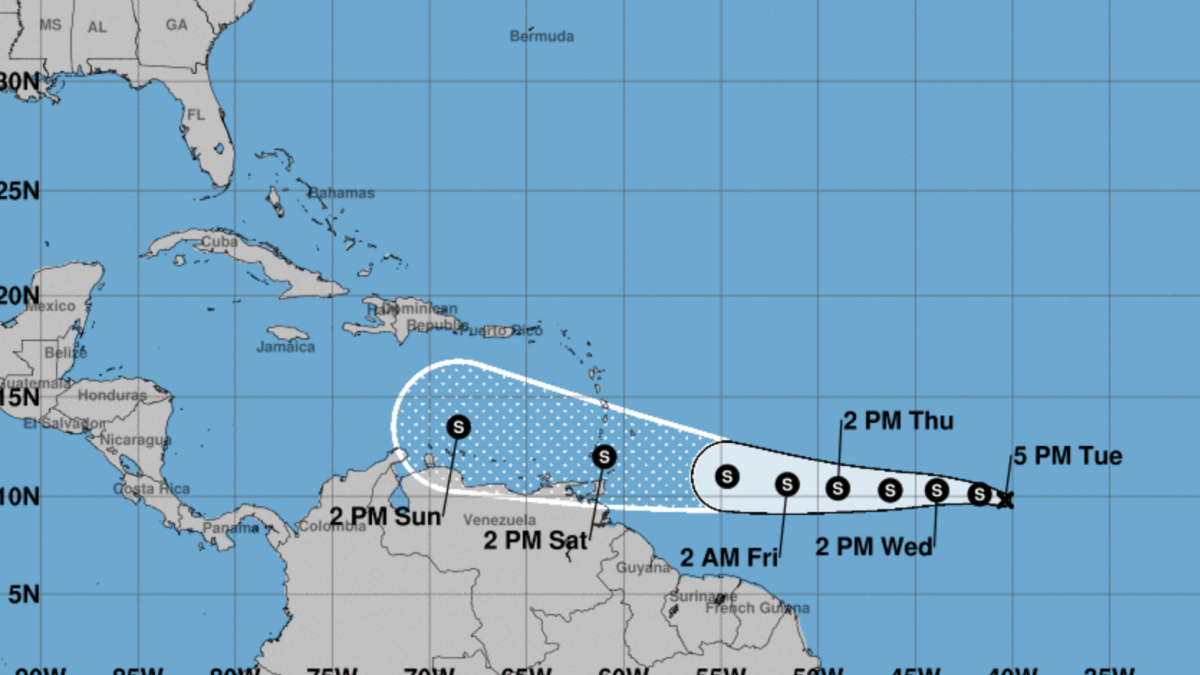 Depresión Tormenta Tropical Temporada Huracanes 2020 ...