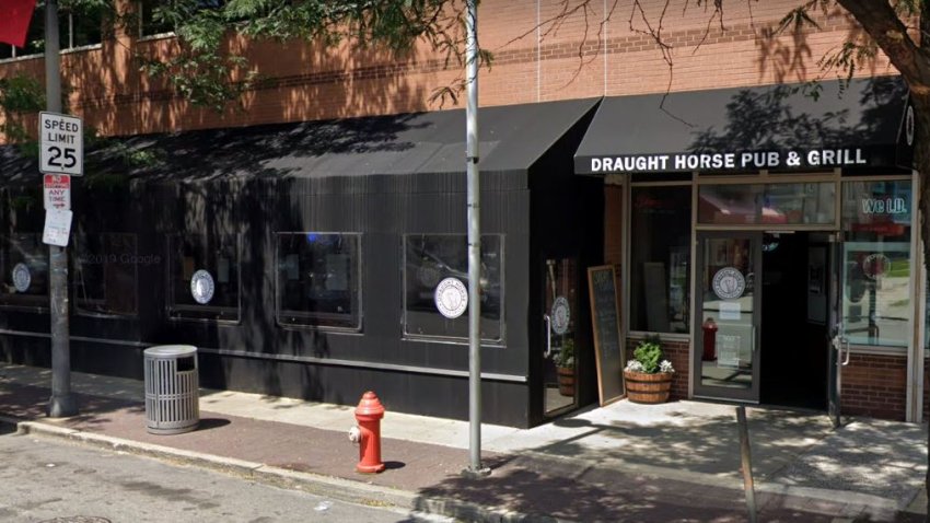 The exterior of Draught Horse Pub & Grill in North Philadelphia