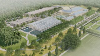 An artist's rendering of the Longwood Gardens Reimagined project