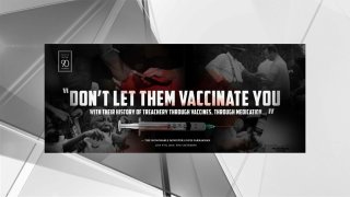 Example of vaccine disinformation