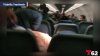 Captado en cámara: pasajero ataca a azafatas en pleno vuelo
