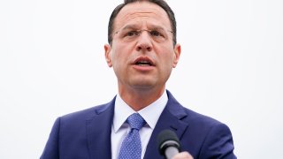 Pennsylvania Attorney General Josh Shapiro speaks during a news conference