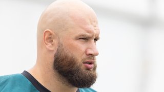 Lane Johnson looks ahead