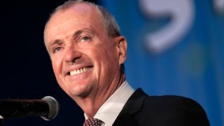 New Jersey Gov. Phil Murphy smiles