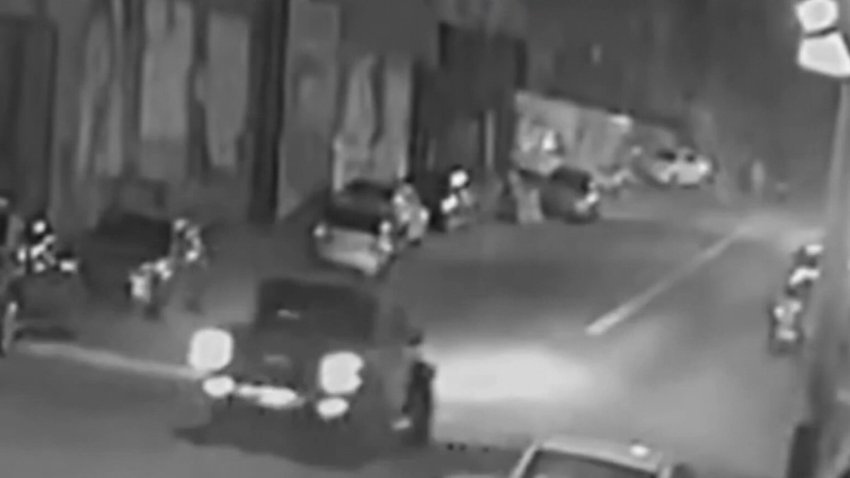 Imágenes de vigilancia de balacera en fiesta de cumpleaños