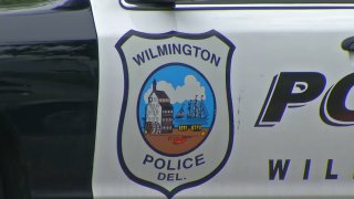 logo on side of Wilmington, Delaware, police car