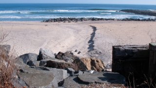 beach in Deal, N.J.