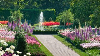 The spring gardens at Longwood.