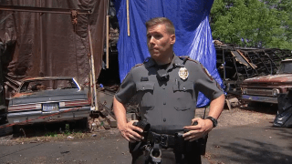 A police officer in his uniform