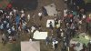 “Vergüenza les debería dar”: manifestantes truenan contra remoción de campamento