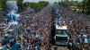 Argentina de fiesta: marea de fanáticos recibe a los campeones del mundo en Buenos Aires