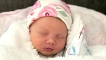 A newborn baby, her umbilical cord tied off with a shoelace, was left in a Safe Haven Baby Box and discovered by a Florida firefighter. Courtesy Ocala Fire Rescue Station