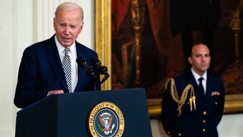 WASHINGTON, DC  October 30, 2023:
US President Joe Biden deliver remarks regarding government regulations on artificial intelligence in the East Room of the White House on Monday October 30, 2023.
(Photo by Demetrius Freeman/The Washington Post via Getty Images)