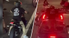 Video: Motociclista ataca un auto con menores y una mujer en el interior