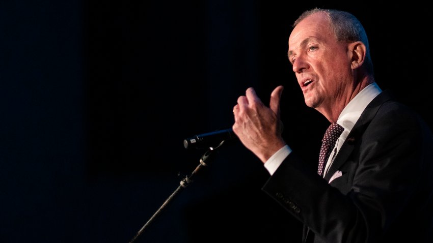 ASBURY PARK, NJ – NOVEMBER 03: New Jersey Governor Phil Murphy delivers a victory speech to supporters at Grand Arcade at the Pavilion on November 3, 2021 in Asbury Park, New Jersey. Murphy’s narrow victory over Republican gubernatorial candidate Jack Ciattarelli makes him the first Democratic New Jersey governor in more than four decades to win reelection. (Photo by Eduardo Munoz Alvarez/Getty Images)