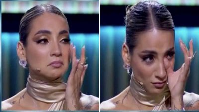 Leslie Gallardo llora al ver a sus excompañeras del cuarto Fuego recibir su mensaje