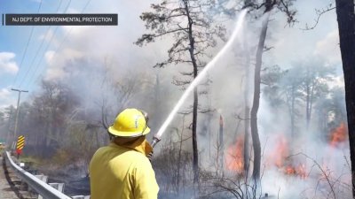Contienen incendio de maleza en parque estatal Wharton