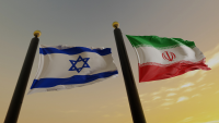 Israel Iran Flags