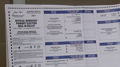 Cambios en boletas del partido demócrata para las primarias en NJ