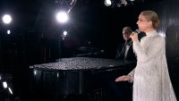 Celine Dion cierra ceremonia inaugural cantando en la Torre Eiffel