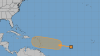 Onda tropical sobre el Atlántico central está dejando algunas lluvias y tormentas eléctricas