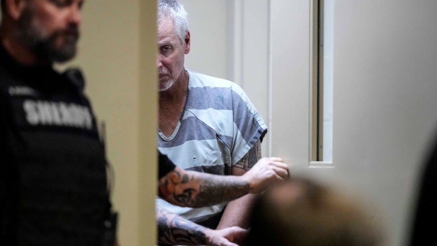 WINDER, GEORGIA – SEPTEMBER 6: Colin Gray, 54, the father of Apalachee High School shooting suspect Colt Gray, 14, enters the Barrow County courthouse for his first appearance, on September 6, 2024, in Winder, Georgia. Colin Gray is being charged with involuntary manslaughter, second-degree murder and cruelty to children after his son opened fire and killed 4 at the high school on Wednesday. (Photo by Brynn Anderson-Pool/Getty Images)