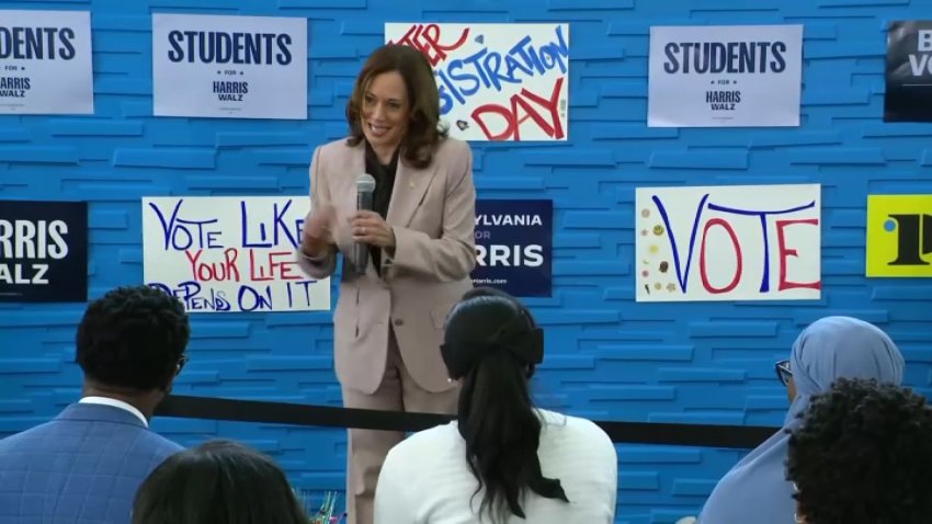 kamala harris filadelfia