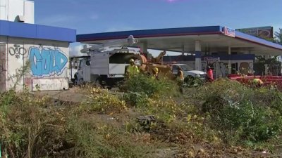 Vecinos denuncian condiciones deplorables de una gasolinera abandonada en Camden