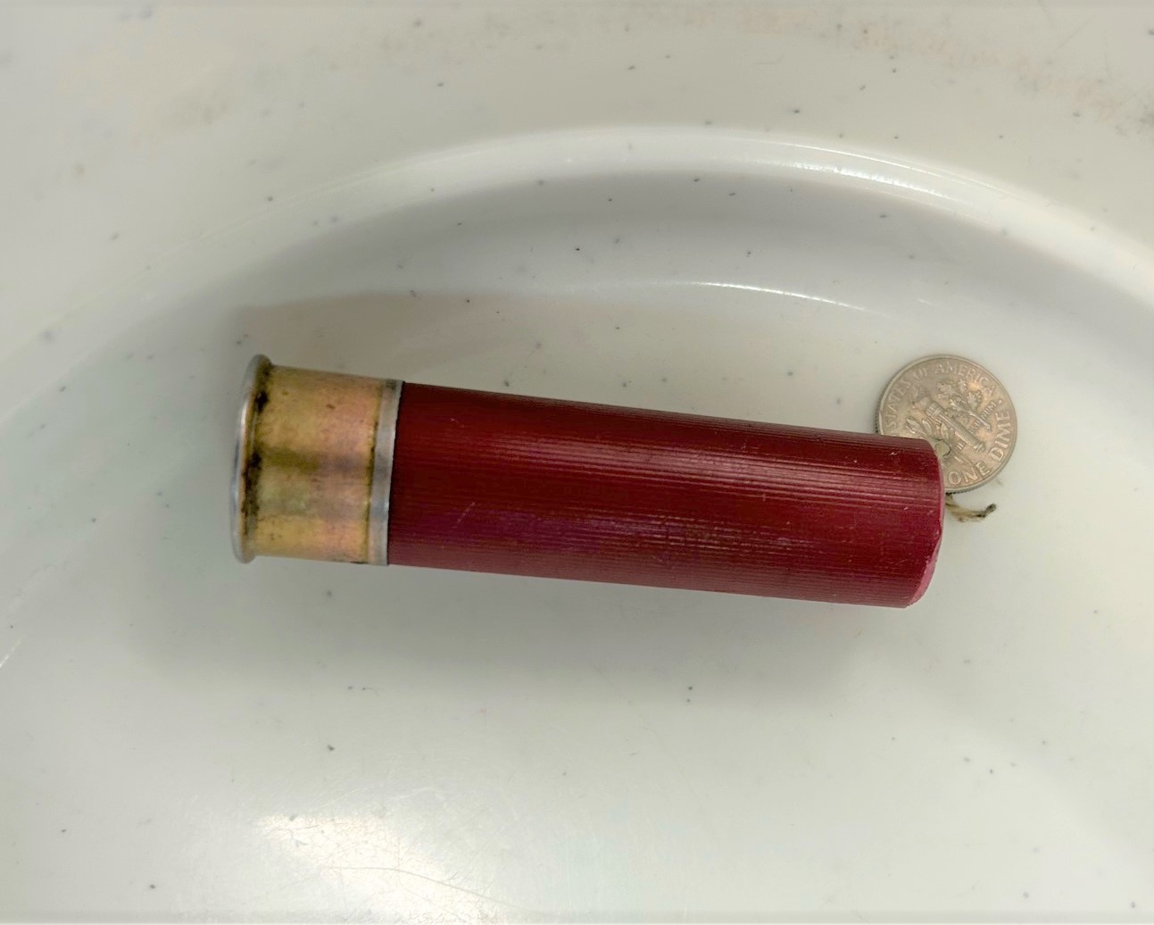 TSA agents at the Philadelphia International Airport allegedly found this shotgun shell filled with methamphetamine on a man on Monday, Sept. 30, 2024.