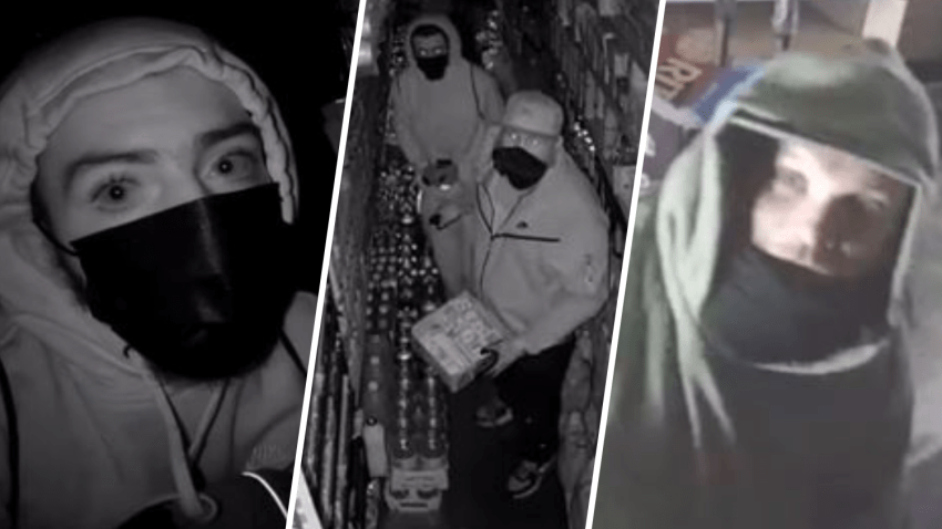 Photos show duo wanted for series of Southwest Philadelphia break-ins.