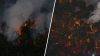 Magnitud de incendio forestal en New Jersey es visible a kilómetros de distancia