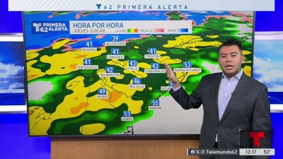 Lluvia para Thanksgiving con frío para el fin de semana