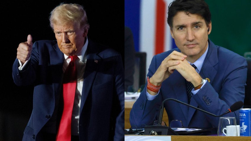 Trump trolea de nuevo a Trudeau al llamarlo "gobernador del gran estado de Canadá"