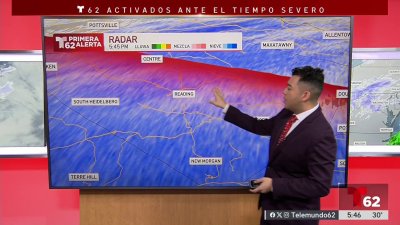 Acumulación de más de seis pulgadas de nieve en partes de nuestra región