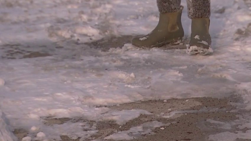 “Queda mucho por limpiar”, vecinos ante aceras como pistas de hielo en NJ