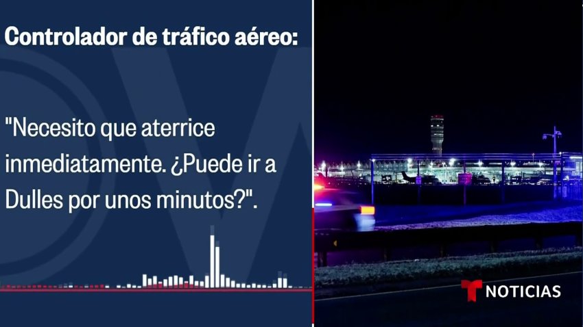 “¡Necesito que aterrice!”: revelan audio del controlador aéreo antes del trágico accidente aéreo en DC