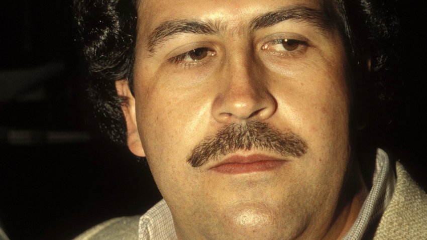 COLOMBIA – FEBRUARY 01:  Pablo Escobar, the godfather of the Medellin Cartel in Colombia in February , 1988.  (Photo by Eric VANDEVILLE/Gamma-Rapho via Getty Images)