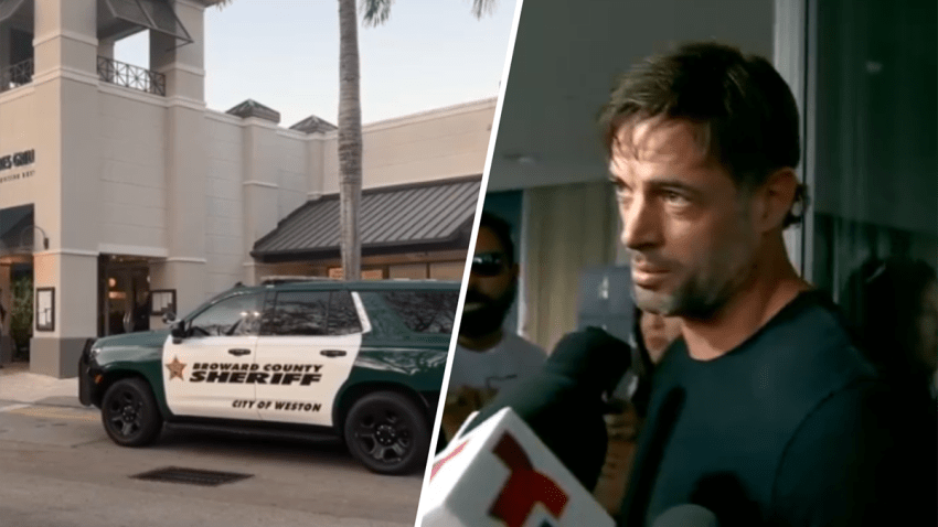 Actor William Levy was arrested after a “disturbance” at a restaurant in Weston.
