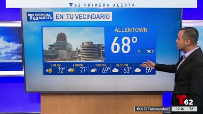 Posibilidad de tormentas para la noche del jueves