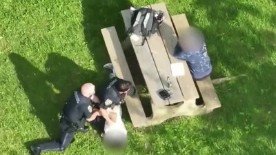Entrenamiento con drone de la policía en Abington lleva al hallazgo de un arma y drogas