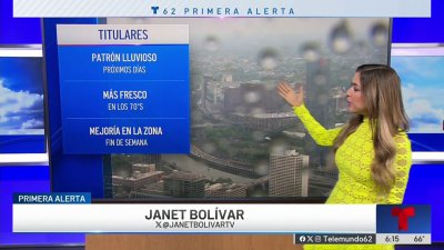 Patrón lluvioso y temperaturas frescas para nuestra región